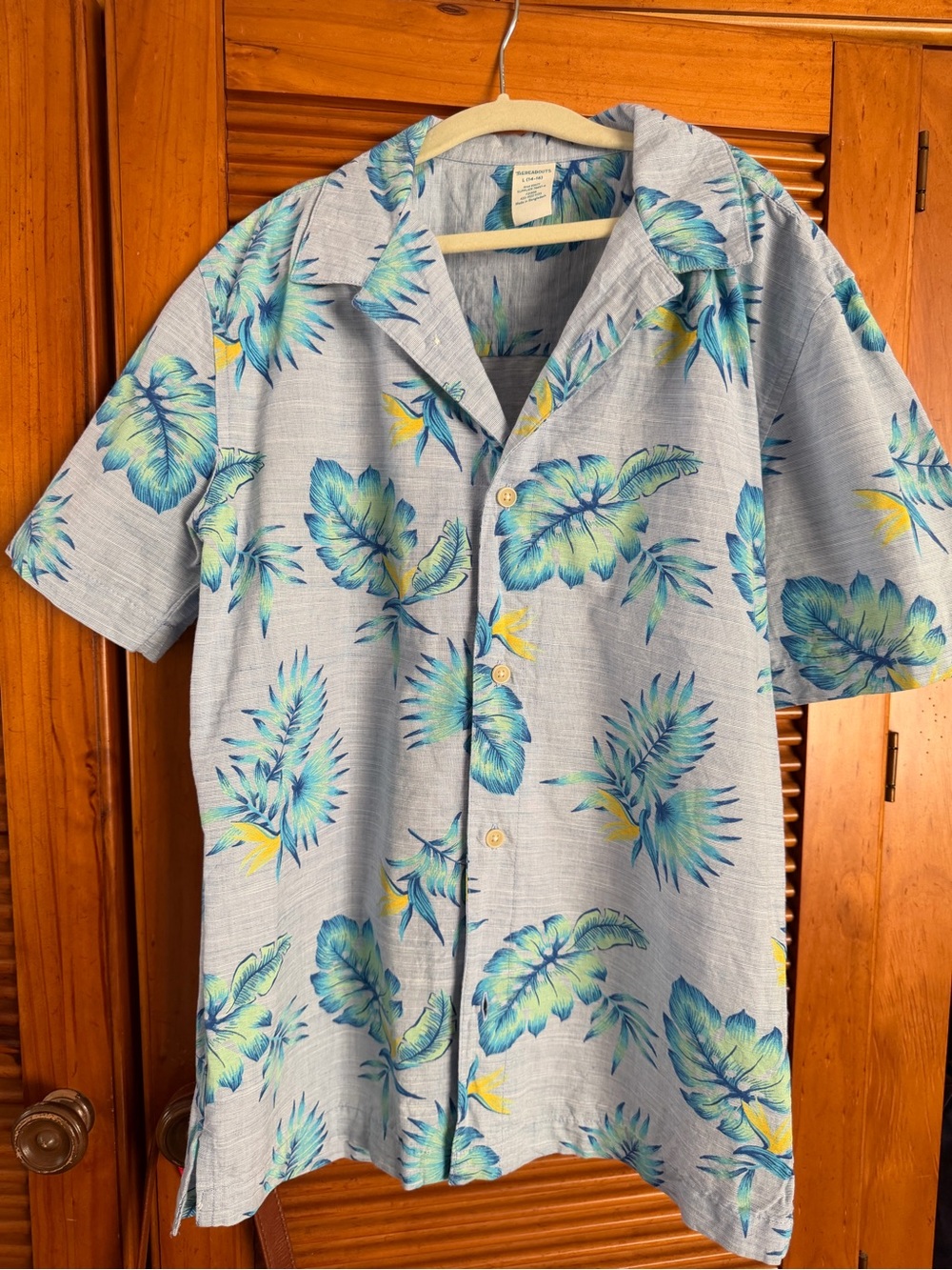 Thereabouts Short Sleeve Tropical Floral Hawaiian Shirt